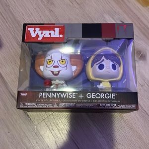 Pennywise and Georgie Vynl Funko pop figures